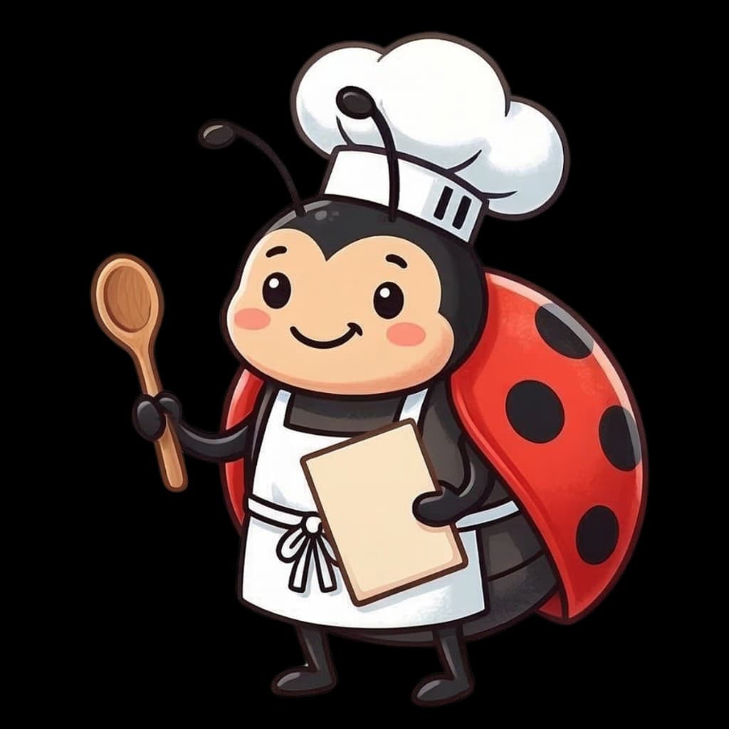 Ladybug chef logo